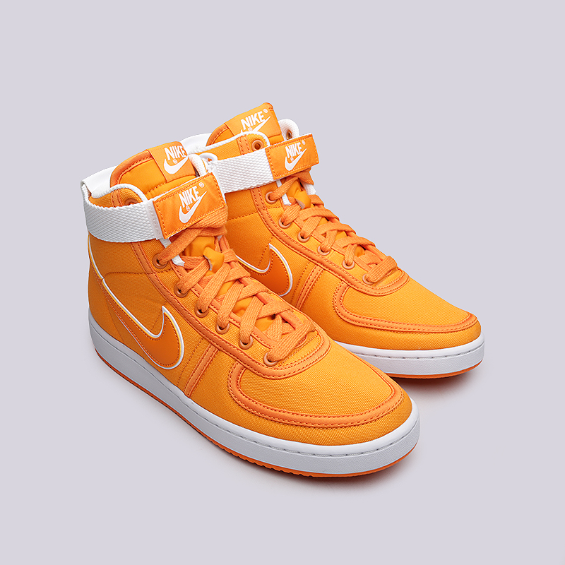 мужские оранжевые кроссовки Nike Vandal High Supreme CNVS QS AH8605-800 - цена, описание, фото 2